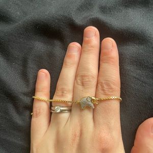 Adjustable elephant bracelet